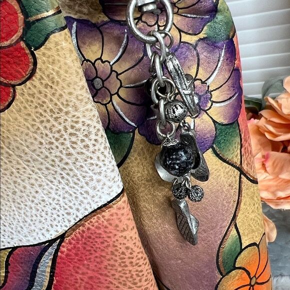 Anuschka Genuine Painted Leather Matching Set NWT - Picture 5 of 12